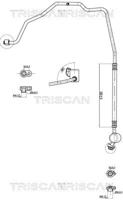 Conducta presiune variablia aer conditionat Triscan 9010 290