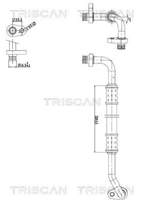 Conducta presiune variablia aer conditionat Triscan 9010 281