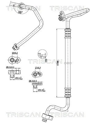 Conducta presiune variablia aer conditionat Triscan 9010 290