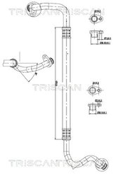 Conducta presiune variablia aer conditionat Triscan 9010 280