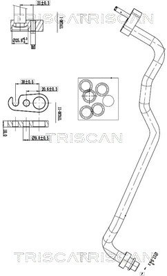 Conducta presiune variablia aer conditionat Triscan 9010 160