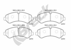 Set placute frana Breck 22791 00 703 00