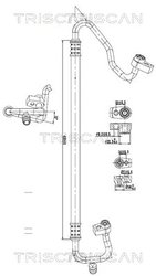 CONDUCTA PRESIUNE VARIABLIA AER CONDITIONAT TRISCAN 9010 16043 - Compatibil cu FORD