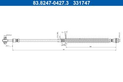 Furtun frana ATE 83.8247-0427.3