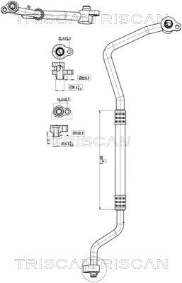 CONDUCTA PRESIUNE VARIABLIA AER CONDITIONAT TRISCAN 9010 16031 - Compatibil cu FORD