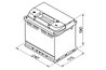 BATERIE DE PORNIRE BOSCH 0 092 S50 060 - Compatibil cu ALFA ROMEO, BOGDAN, CADILLAC, CASE IH, CHANGAN, CHEVROLET, CHRYSLER, CITR