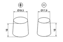 BATERIE DE PORNIRE BOSCH 0 092 S5A 050 - Compatibil cu ABARTH, ALFA ROMEO, ALPINA, AUDI, BMW, CASE IH, CHEVROLET, CHRYSLER, CITR