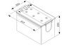 BATERIE DE PORNIRE BOSCH 0 092 T50 770 - Compatibil cu AC, ACURA, ALFA ROMEO, AMC, ASTRA, AUTO UNION, BEDFORD, BMC, BMW, BORGWAR