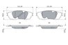 SET PLACUTE FRANA BOSCH 0 986 424 912 - Compatibil cu LEXUS, TOYOTA