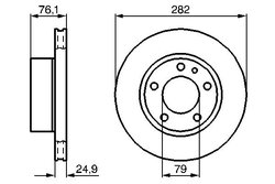 DISC FRANA BOSCH 0 986 478 217 - Compatibil cu BMW