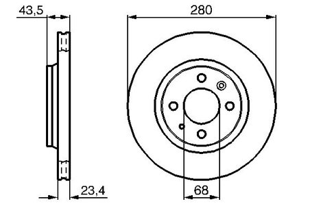 Disc frana BOSCH 0 986 478 375
