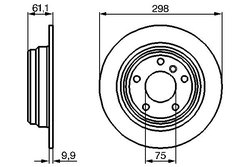 DISC FRANA BOSCH 0 986 478 425 - Compatibil cu BMW
