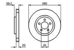 Disc frana BOSCH 0 986 479 029