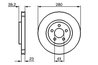 Disc frana BOSCH 0 986 479 029