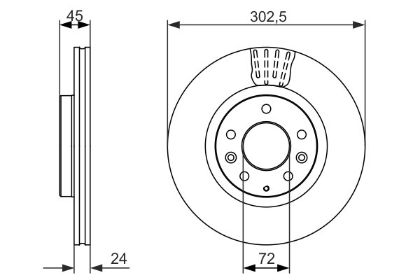 Disc frana BOSCH 0 986 479 700