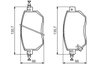 Set placute frana BOSCH 0 986 494 366