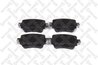 Set placute frana Stellox 000 661B-SX