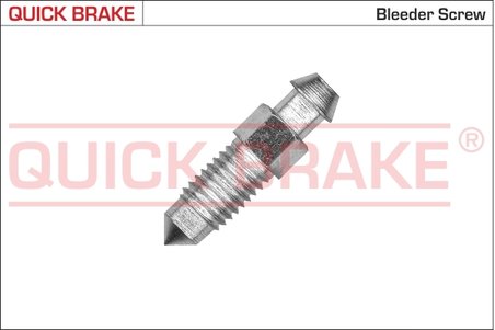 SURUB/SUPAPA AERISIRE QUICK BRAKE 0053X - Compatibil cu CITROEN, DACIA, DS, FIAT, FORD, MERCEDES-BENZ, NISSAN, OPEL, PEUGEOT, RE
