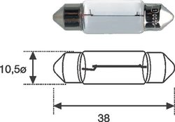 BEC, ILUMINARE NUMAR CIRCULATIE MAGNETI MARELLI 009461100000 - Piesa auto compatibila cu mai multe marci
