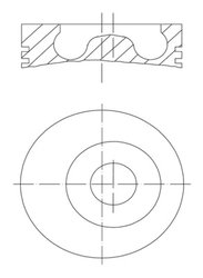 Piston MAHLE 010 27 01