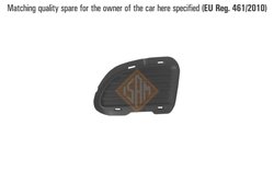 GRILA VENTILATIE, BARA PROTECTIE I.S.A.M. 0103716 - Compatibil cu FIAT