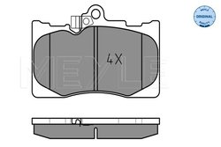 Set placute frana Meyle 025 203 2517/W