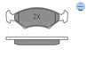 SET PLACUTE FRANA MEYLE 025 207 5318 - Compatibil cu FORD, KIA, MAZDA