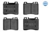 SET PLACUTE FRANA MEYLE 025 213 0318 - Compatibil cu MERCEDES-BENZ