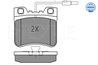 Set placute frana Meyle 025 212 6717/W