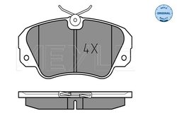 SET PLACUTE FRANA MEYLE 025 213 6819 - Compatibil cu OPEL, VAUXHALL
