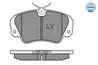 SET PLACUTE FRANA MEYLE 025 213 6819 - Compatibil cu OPEL, VAUXHALL