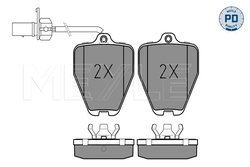 SET PLACUTE FRANA MEYLE 025 214 5218/PD - Compatibil cu AUDI