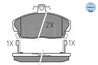 Set placute frana Meyle 025 215 1518/W