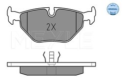 SET PLACUTE FRANA MEYLE 025 216 0717 - Compatibil cu BMW