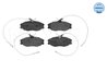 Set placute frana Meyle 025 216 7419/W