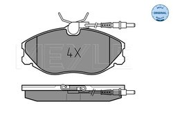 Set placute frana Meyle 025 216 7419/W