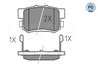 Set placute frana Meyle 025 217 1914/PD