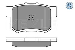 Set placute frana Meyle 025 217 1914/PD