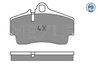 SET PLACUTE FRANA MEYLE 025 217 9216/PD - Compatibil cu PORSCHE