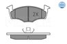 Set placute frana Meyle 025 218 6615