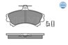 Set placute frana Meyle 025 219 2017