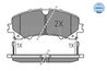 Set placute frana Meyle 025 221 1716