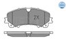Set placute frana Meyle 025 221 1716