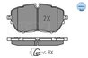 Set placute frana Meyle 025 222 1818