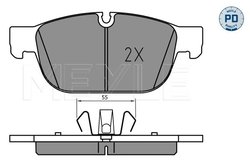 Set placute frana Meyle 025 223 1719/PD