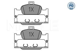 SET PLACUTE FRANA MEYLE 025 224 0216/PD - Compatibil cu AUDI