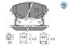 Set placute frana Meyle 025 227 8218/PD