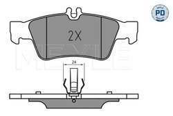 Set placute frana Meyle 025 233 3516/PD