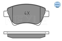 Set placute frana Meyle 025 239 3018