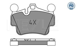 Set placute frana Meyle 025 240 4917/PD